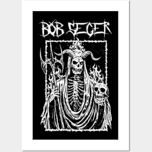 bob seger dark Posters and Art